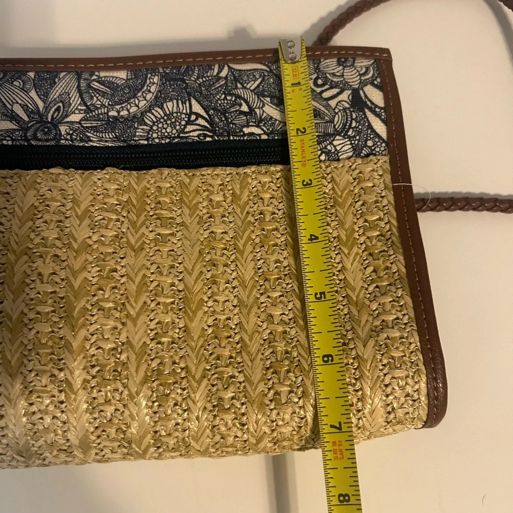SAKROOTS Roma Mini Crossbody Bag Boho Purse Light‎ Weight Nature Neutral Tone